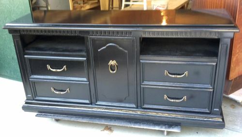 Tracy Owens - The Painted Chair - Dresser Turned Media Cabinet