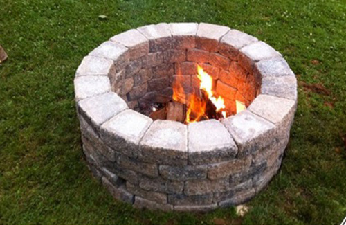 Outdoor Living Area This Spring, How To Make A Fireplace Outside